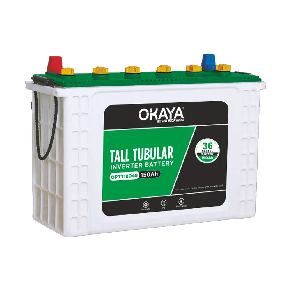 Okaya Solar Tubular Battery - ST 150S 12V/150Ah-1800W/150AH